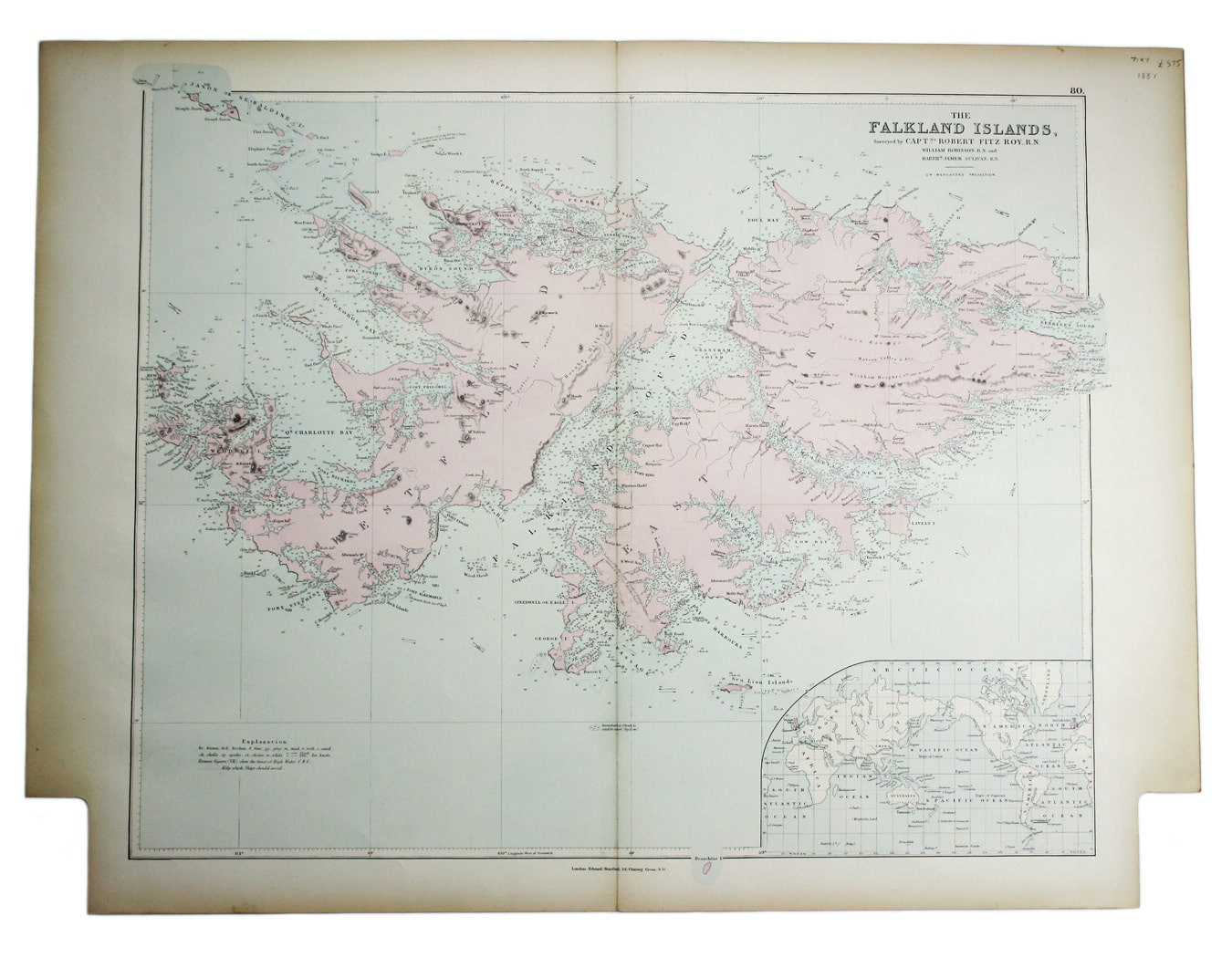 Stanford’s Map of the Falklands