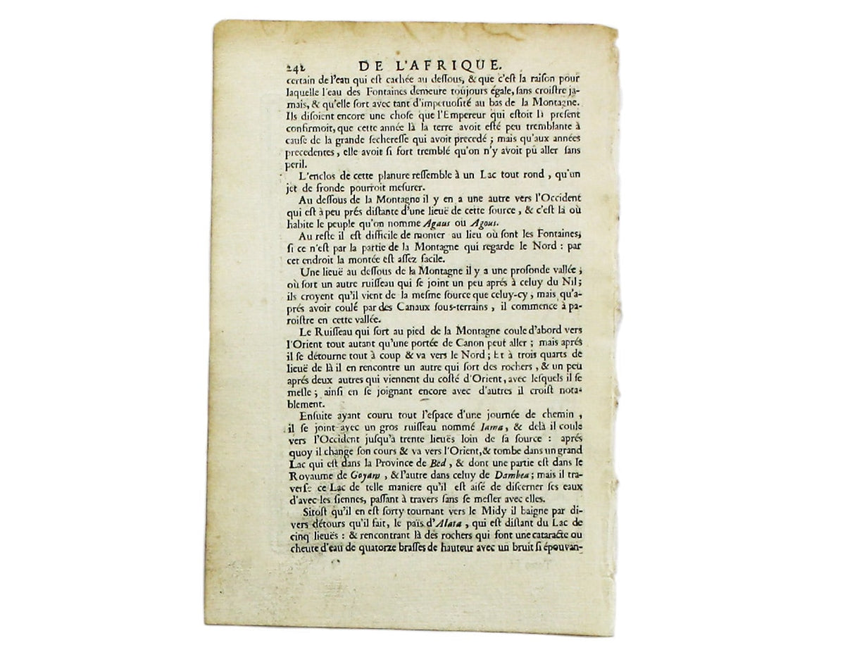 Mallet’s Sources of the Nile
