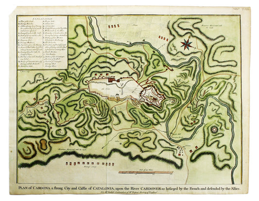Rapin’s plan of the Siege of Cardona