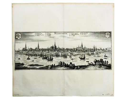Merian’s Map of Rostock