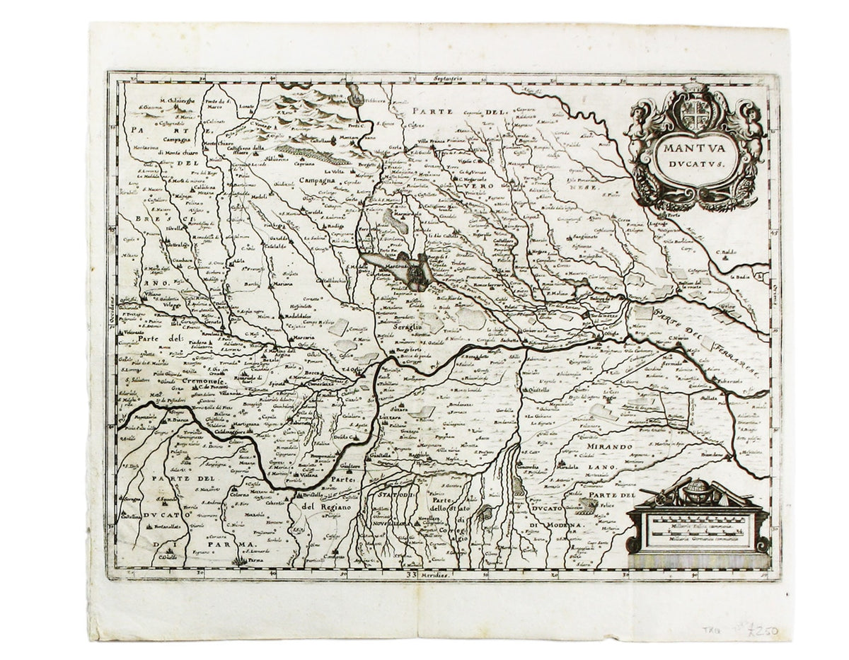 Merian’s map of the Duchy of Mantua