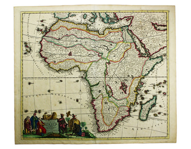 Danckerts’ map of Africa