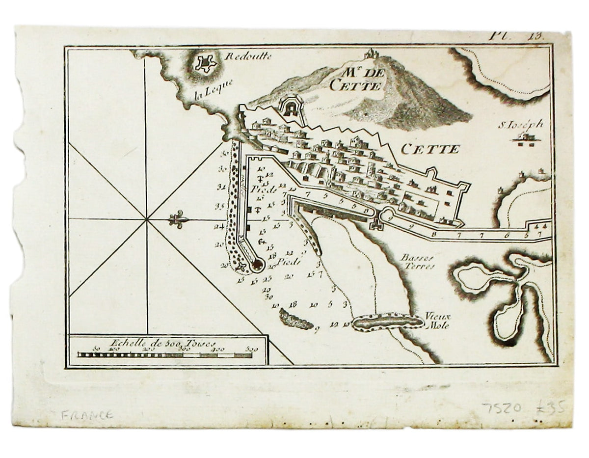 Roux’s Miniature chart of Sète