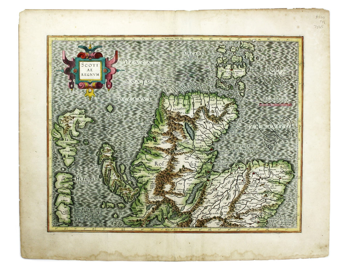 Mercator’s Map of Northern Scotland