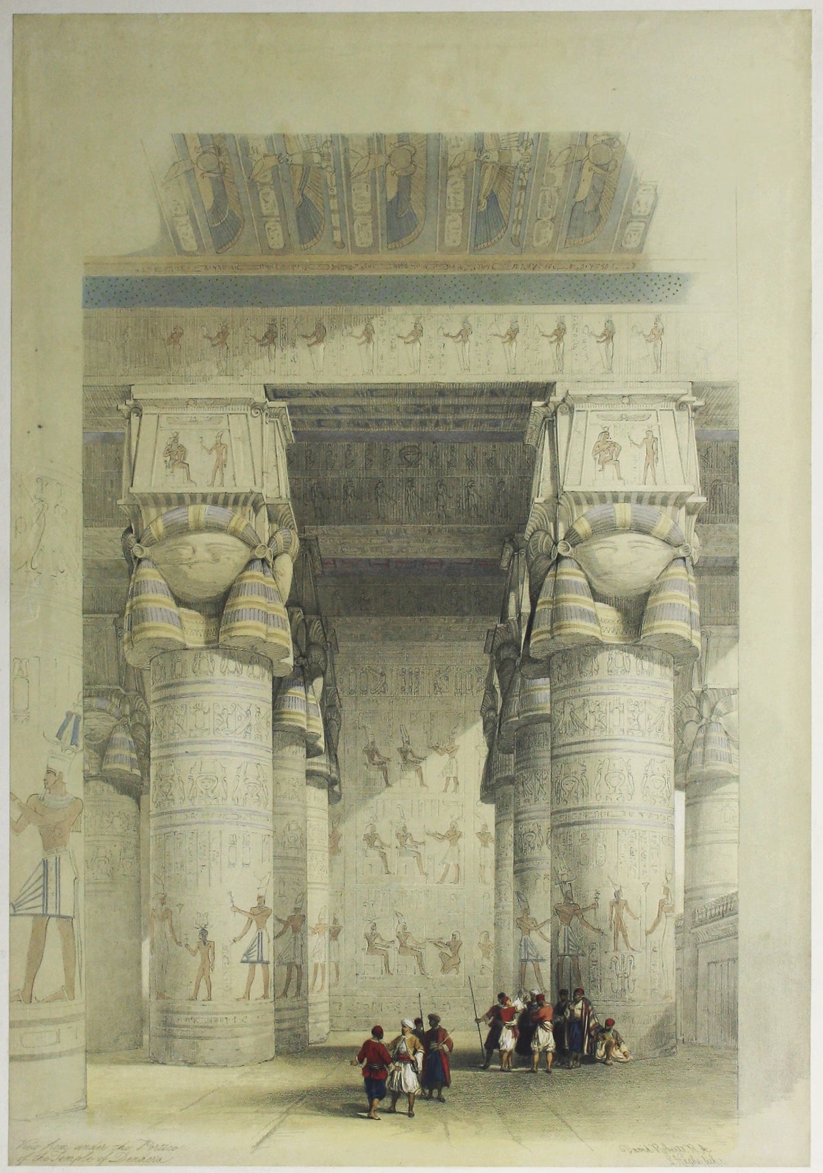 Under the Portico of the Temple of Dendera – subscribers’ edition