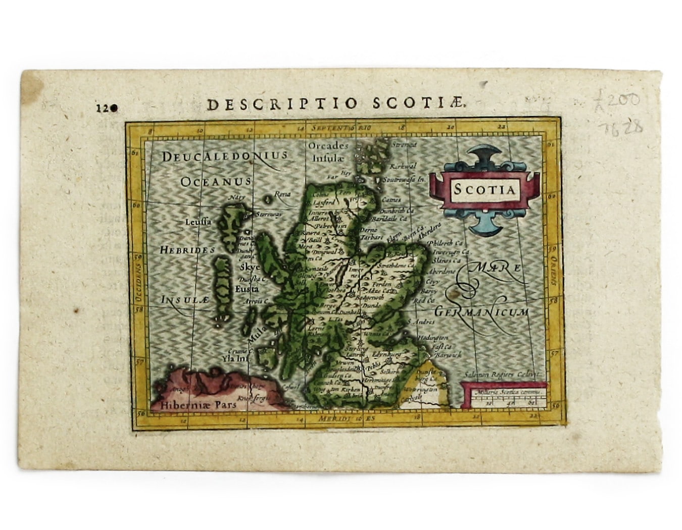 Bertius’ Miniature Map of Scotland
