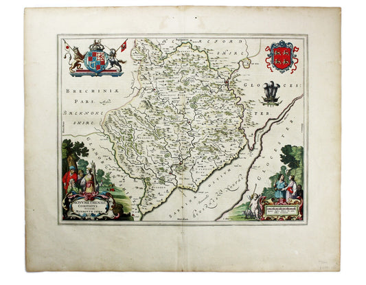 Blaeu’s Map of Monmouthshire