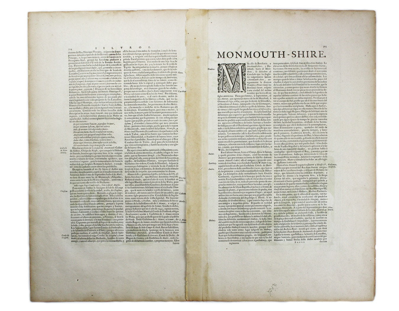 Blaeu’s Map of Monmouthshire