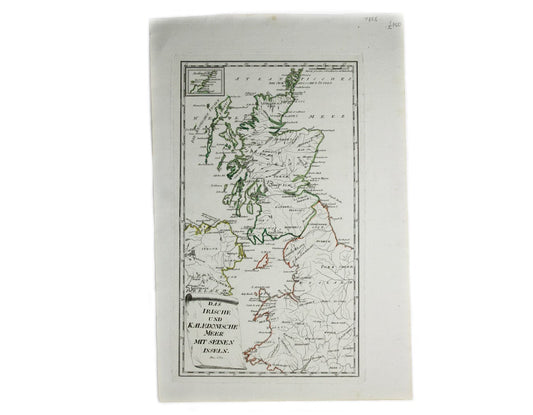 Von Reilly’s map of Islands in the Irish Sea and off the Scottish Coast