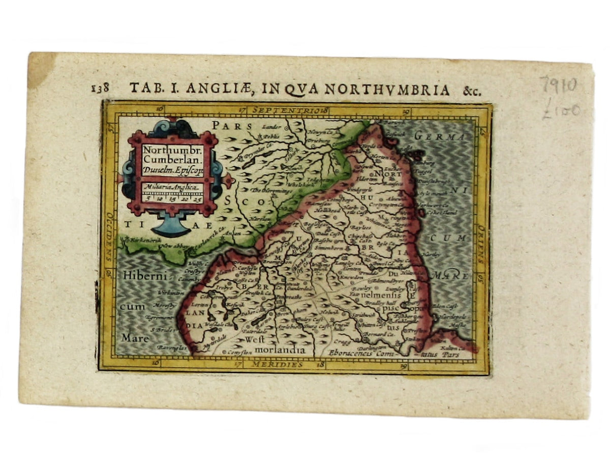 Bertius’ map of Northern England