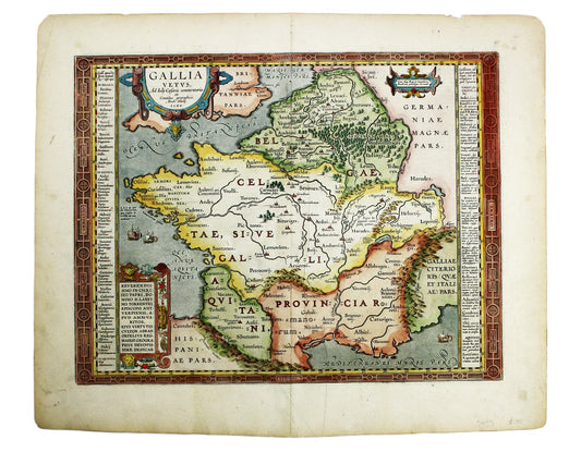 Ortelius & Caesar’s Gaul