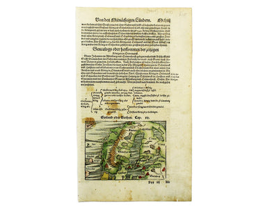 Münster’s Scandinavia from the Cosmographia