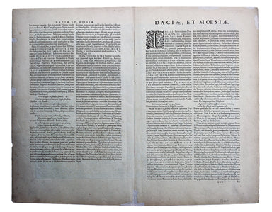 Ortelius’ Map of Roman Dacia & Moesia