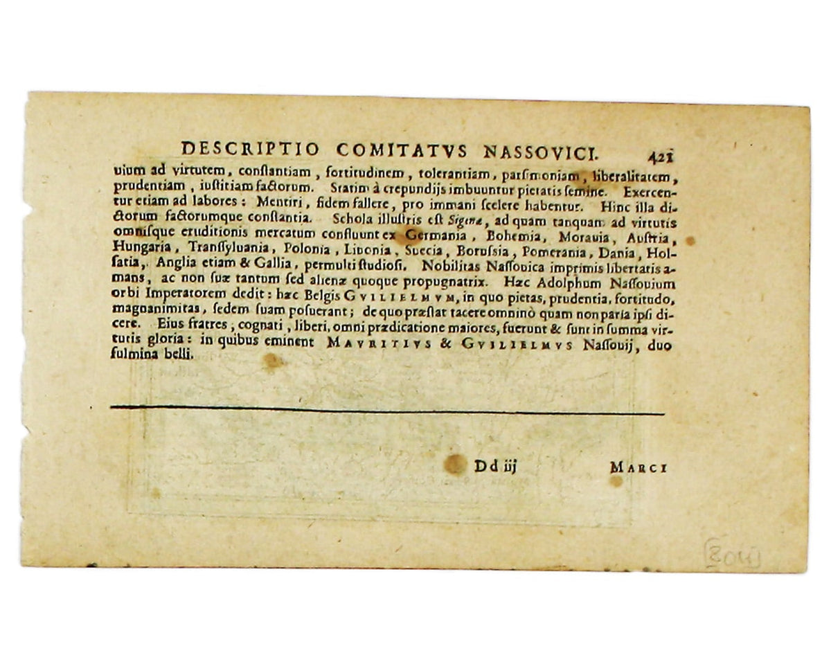 Bertius’ Miniature Dithmarschen
