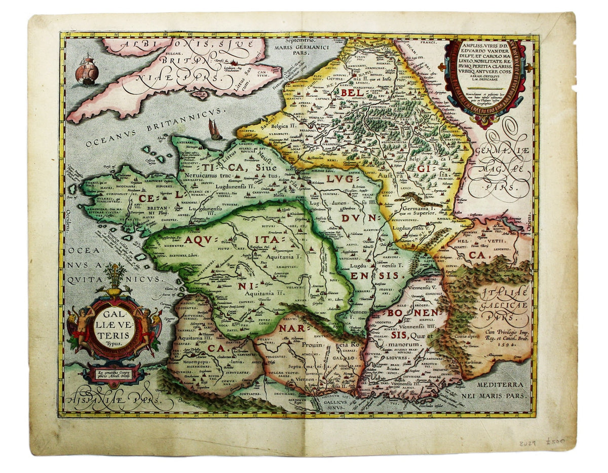 Ortelius’ Ancient Gaul