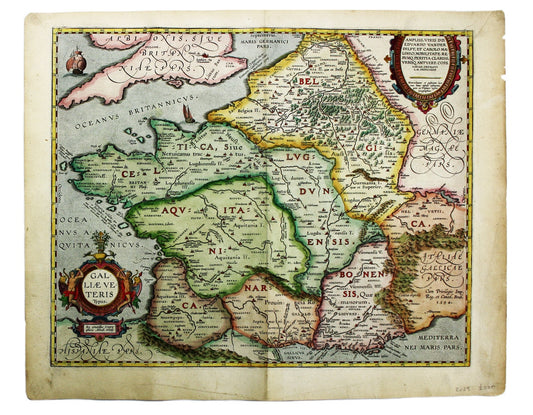 Ortelius’ Ancient Gaul