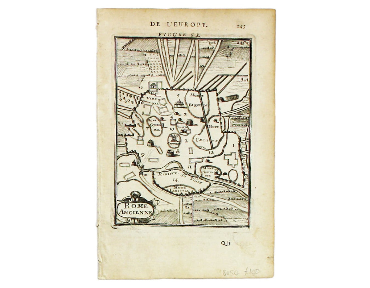 Mallet’s Plan of Ancient Rome