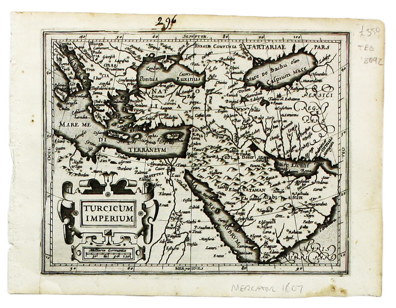 Mercator’s Map of the Turkish Empire