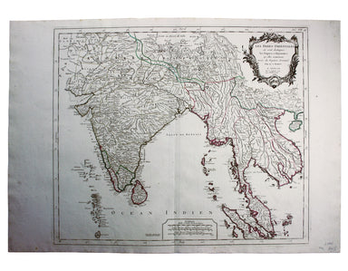 Santini’s Map of India & Southeast Asia