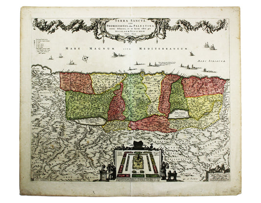 Visscher’s Map of the Holy Land