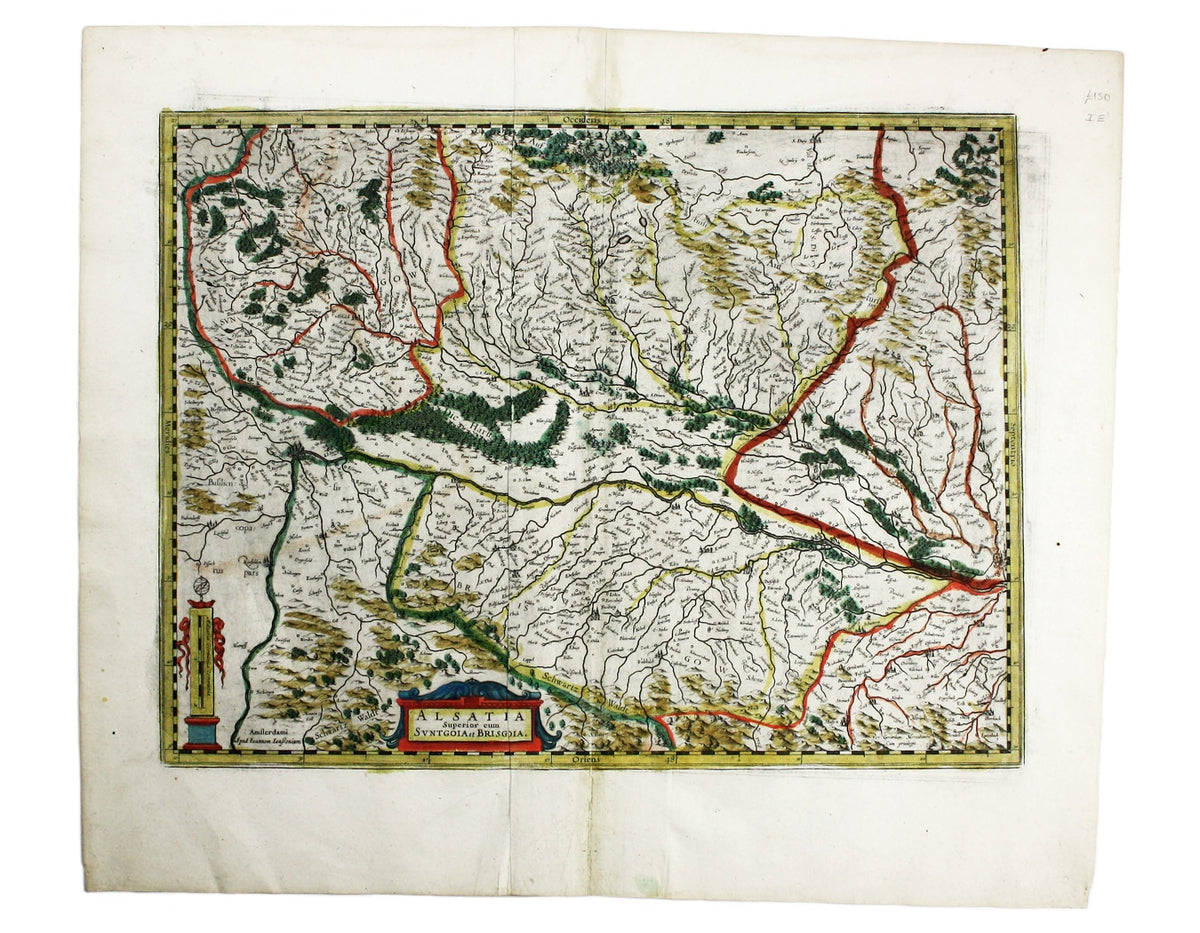 Hondius' Haut-Rhin & Breisach