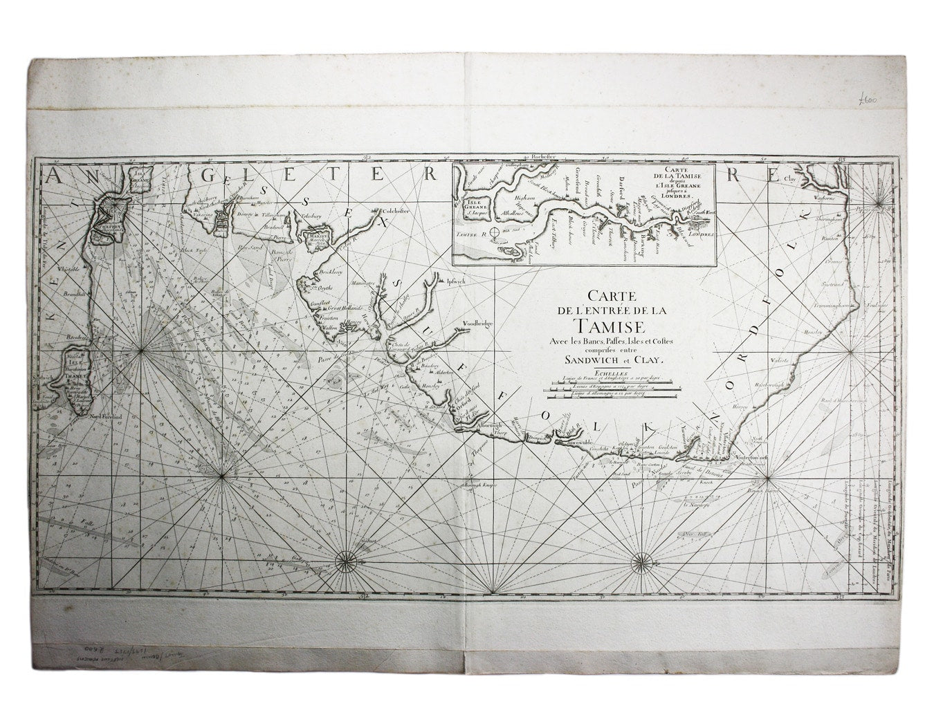 Bellin’s map of the Thames Estuary