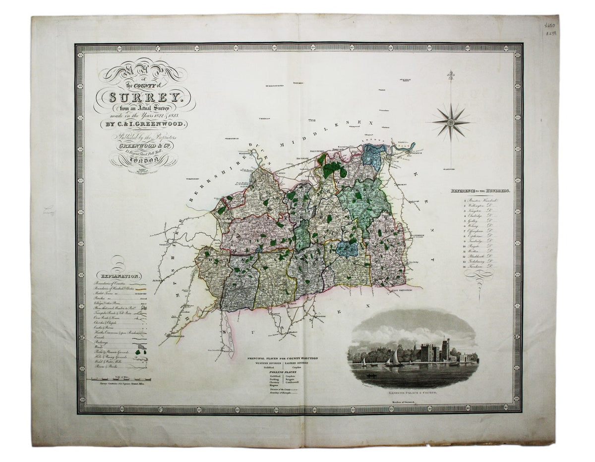 Greenwood’s Map of Surrey