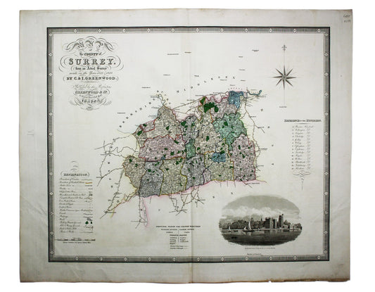 Greenwood’s Map of Surrey