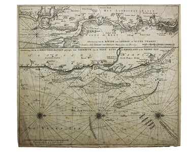 Van Keulen’s Chart of the Thames & East Anglia