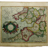 Mercator's Map of Southwestern England