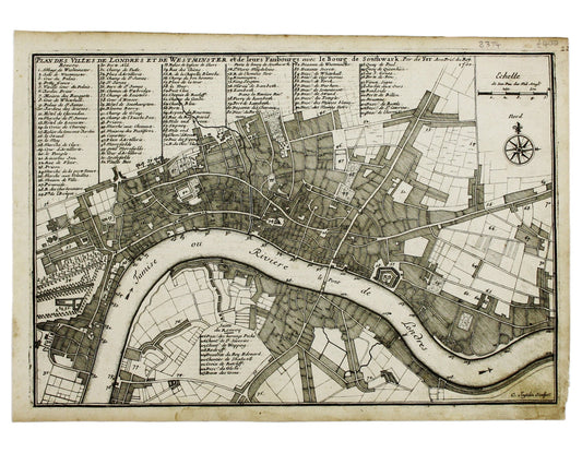 De Fer’s Map of London