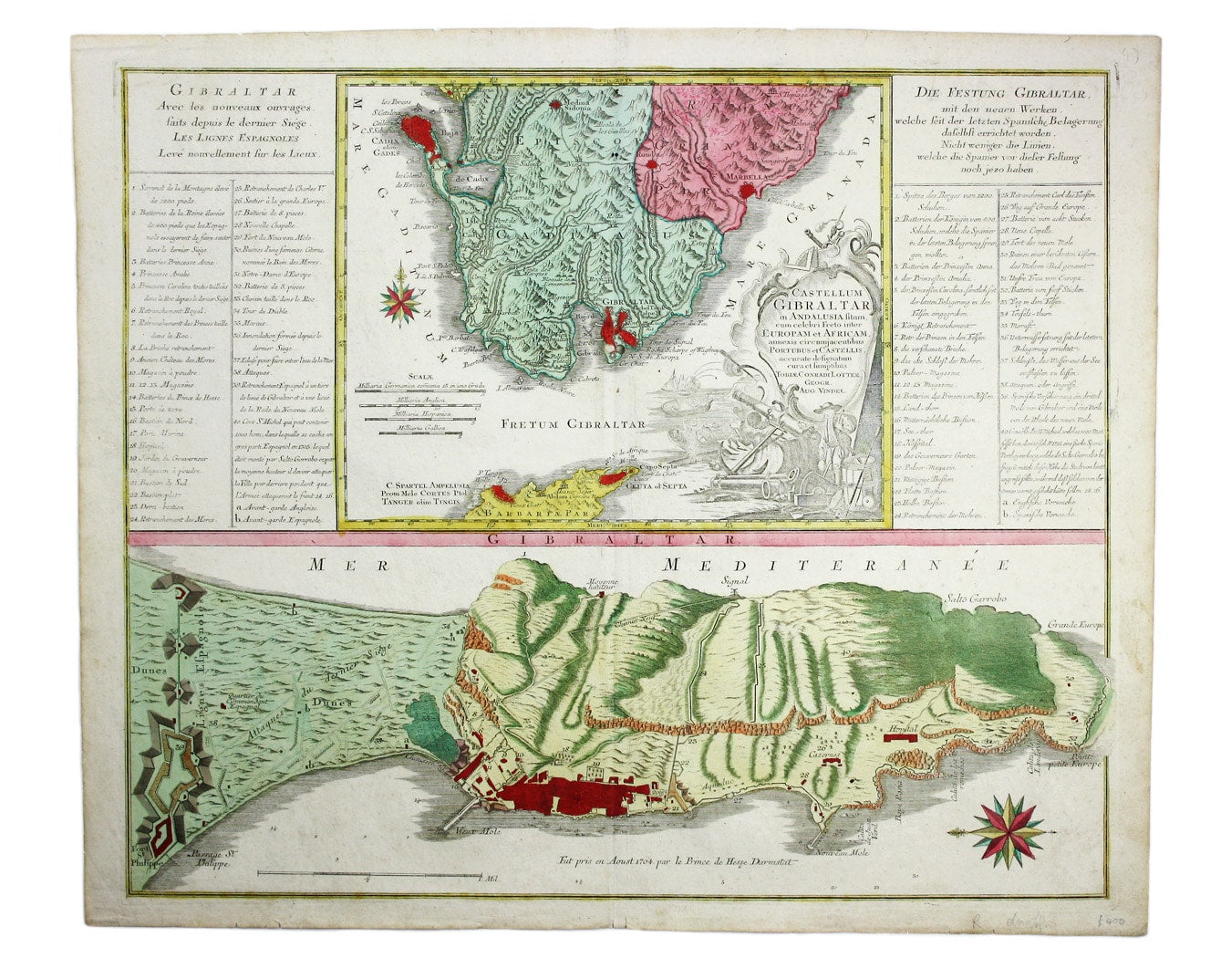 Lotter’s Map & Prospect of Gibraltar