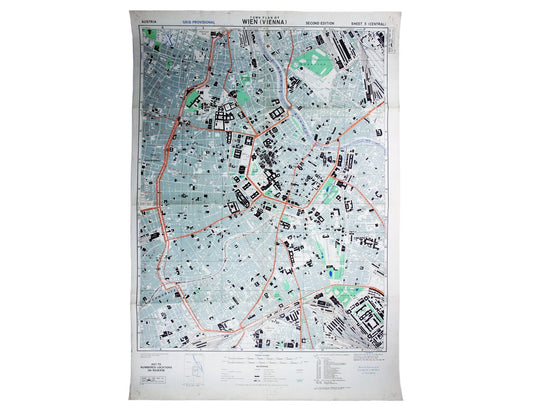 British Military Map of Harry Lime’s Vienna