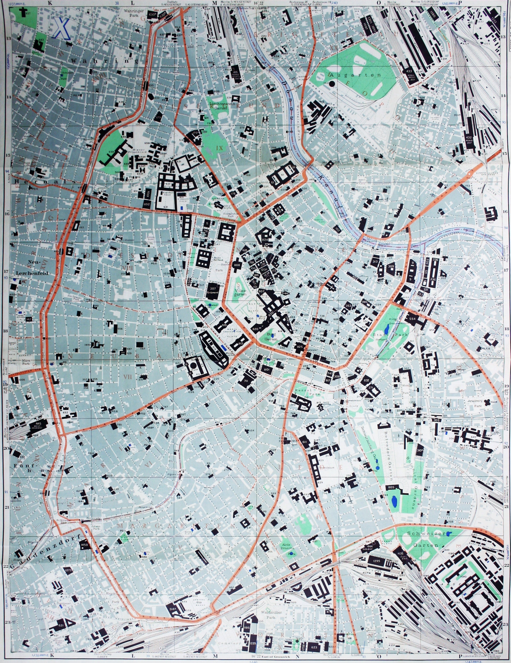 British Military Map of Harry Lime’s Vienna