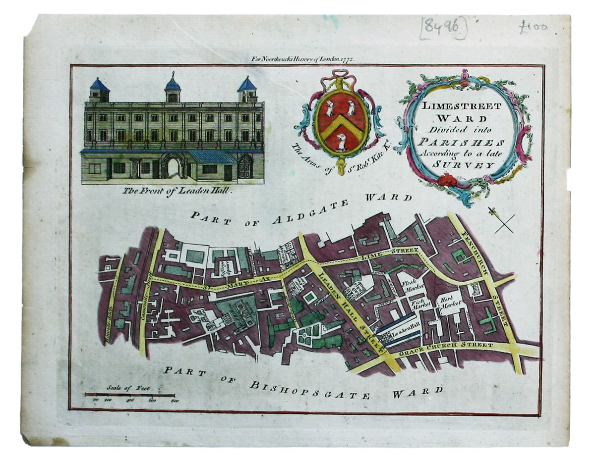 Noorthouck’s Ward Plan of Limestreet