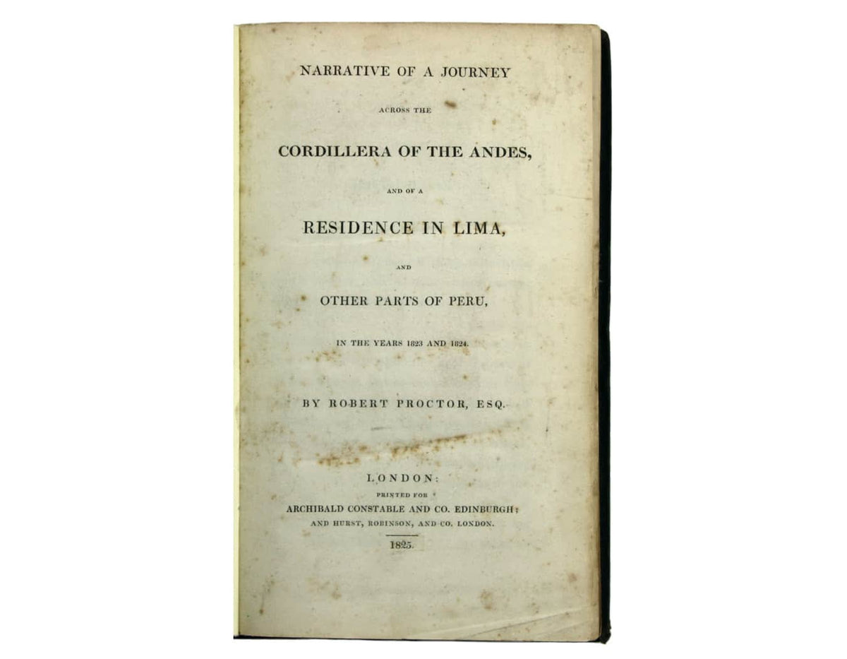 Proctor’s Travels in Peru