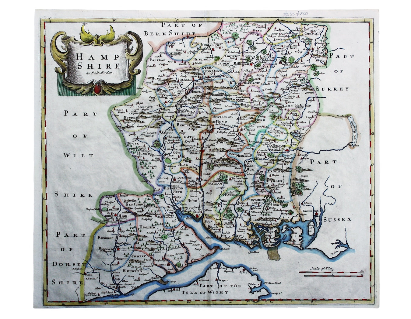 Morden's Map of Hampshire