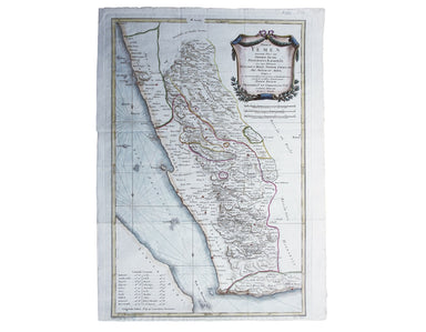 Niebuhr’s Map of Yemen
