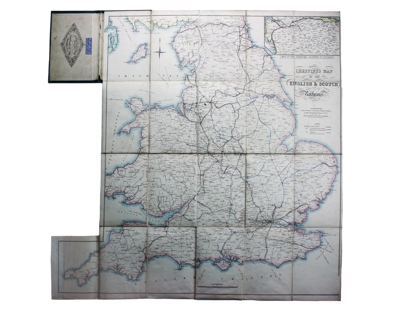 Cheffin’s Map of the Railways in England & Scotland