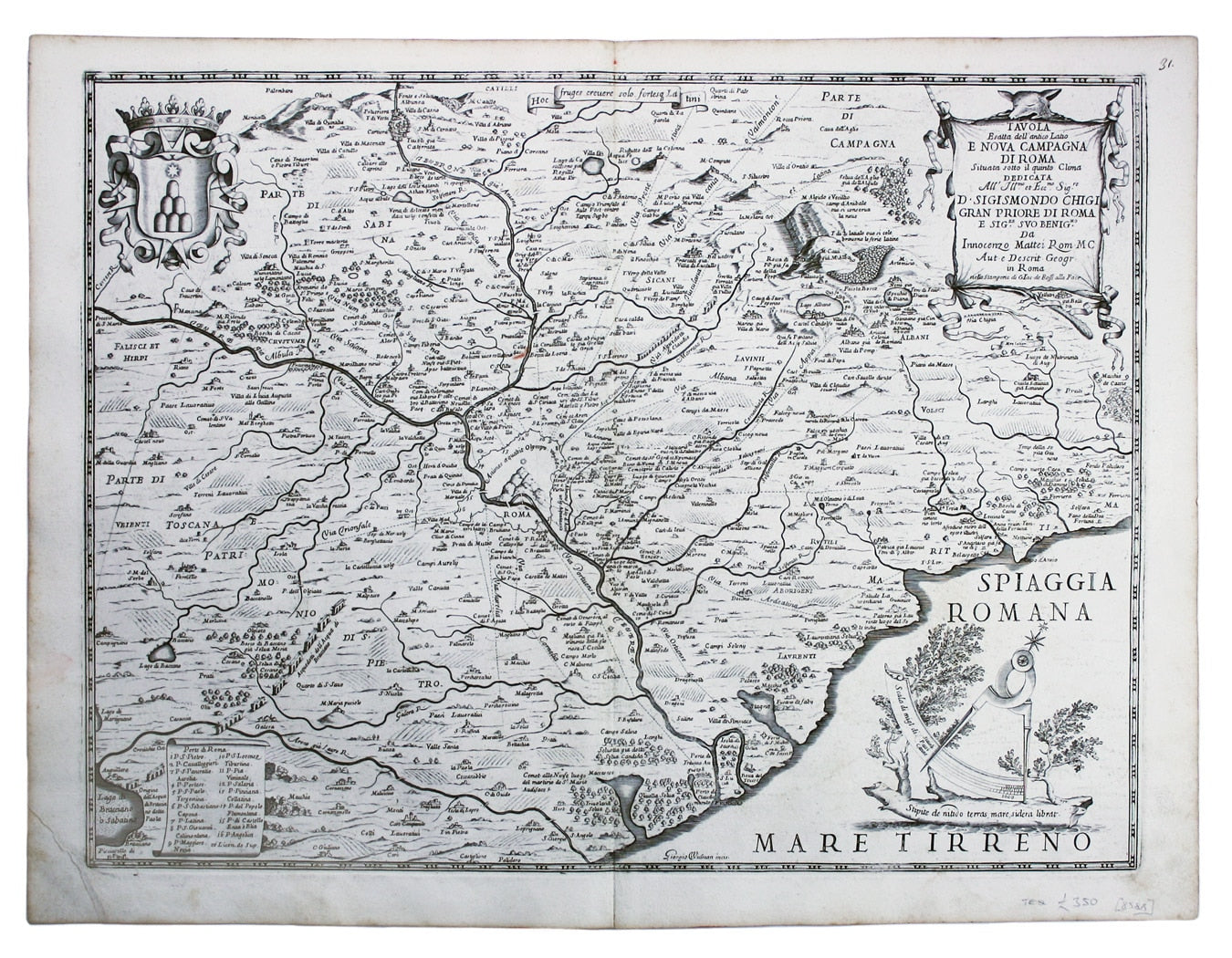 De Rossi’s Map of Campagna Romana