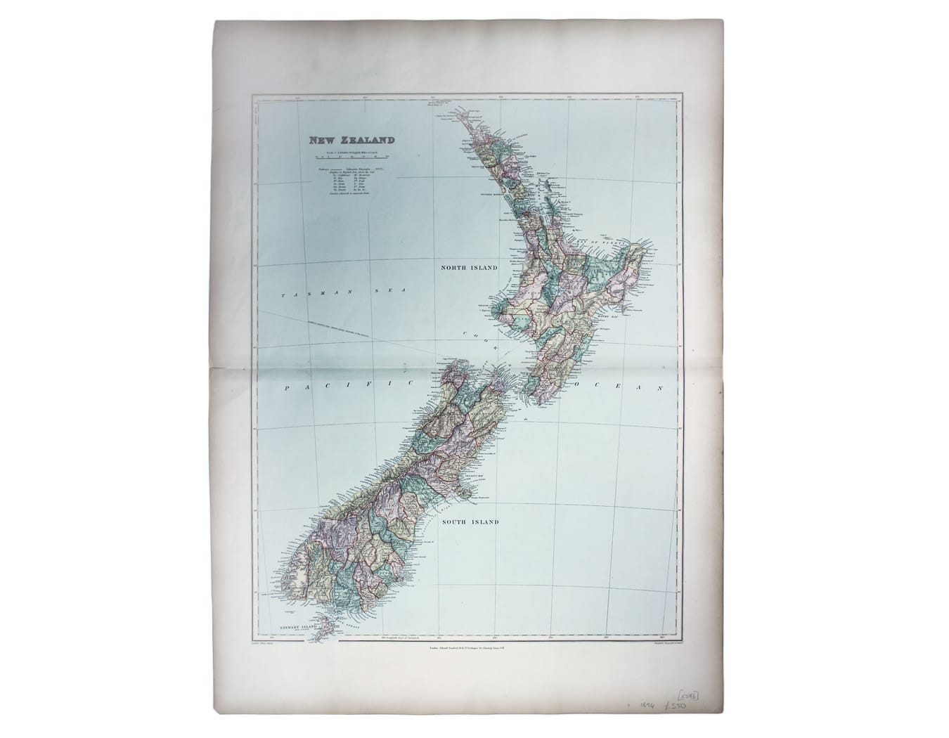 Stanford’s Map of New Zealand