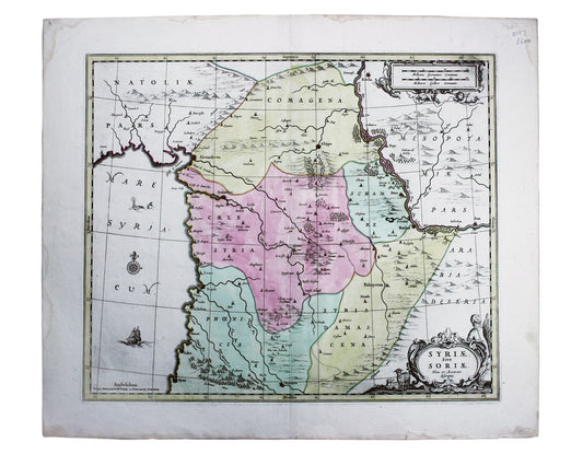 Schenk & Valk’s Map of Syria