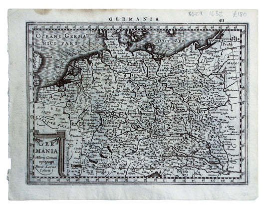 Mercator-Cloppenburgh Map of Germany