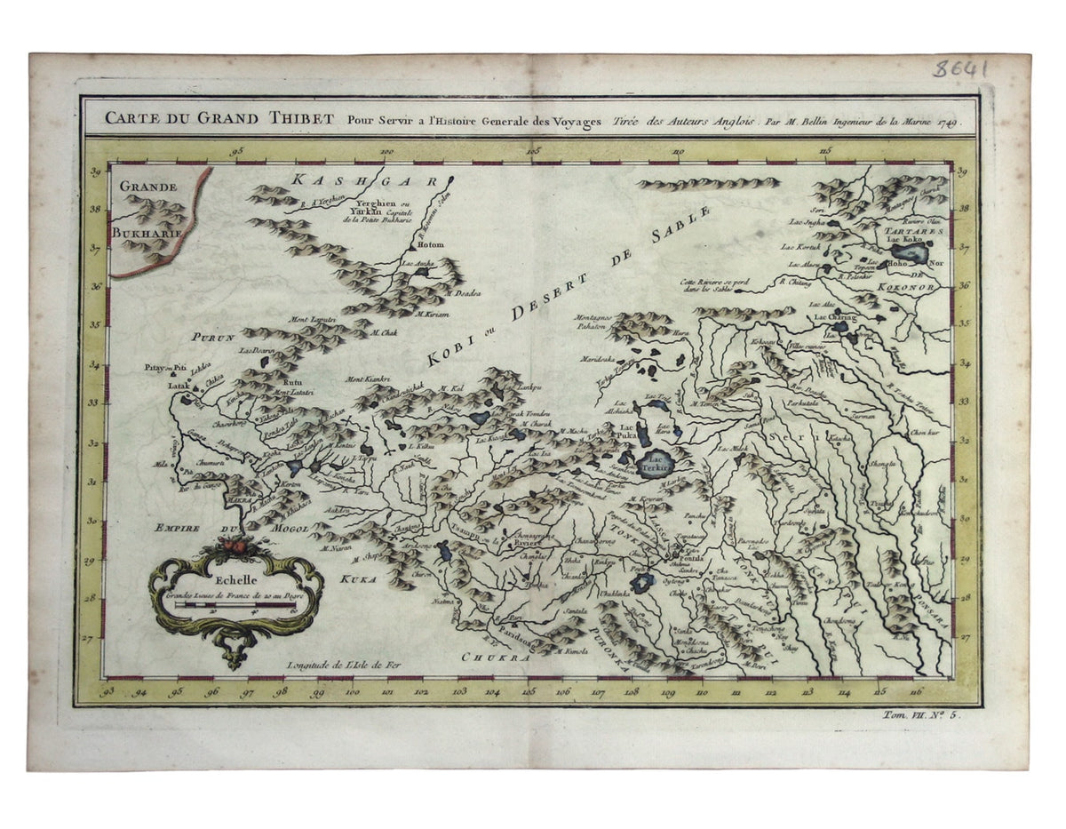Bellin’s Map of Tibet