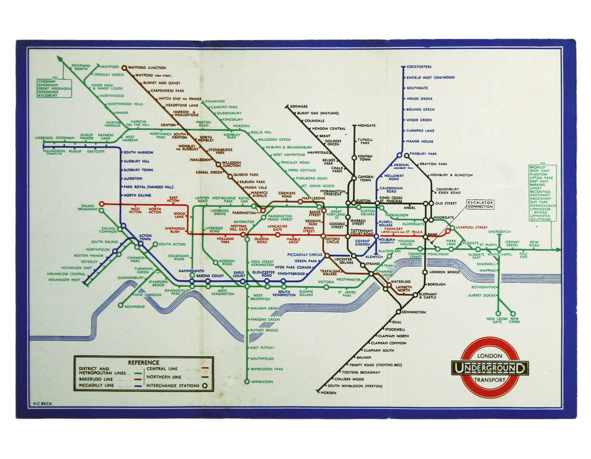 Beck’s 1937 Passenger Map, No. 2