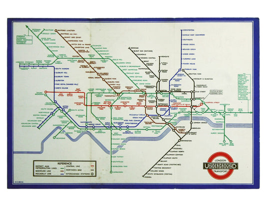 Beck’s 1937 Passenger Map, No. 2