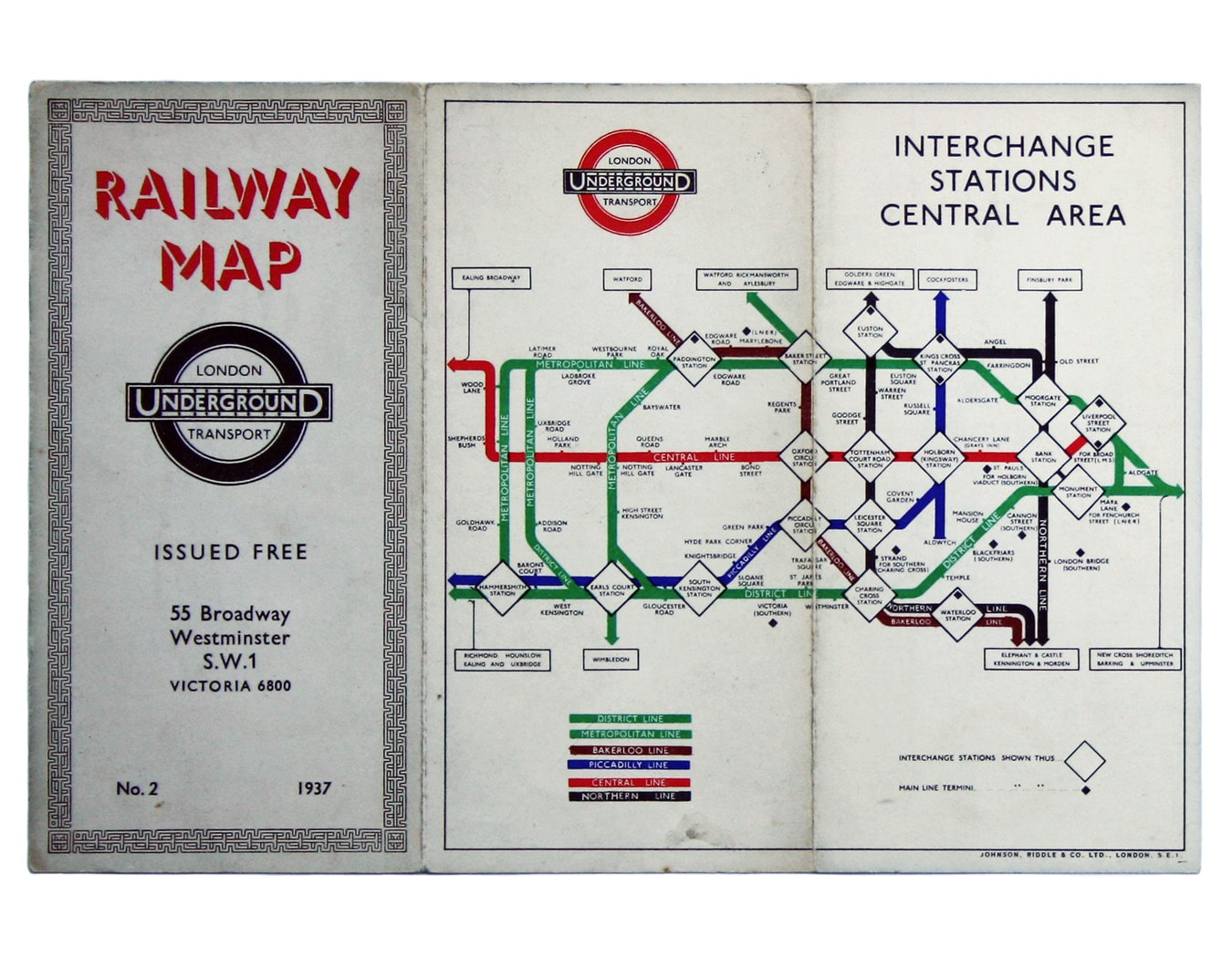Beck’s 1937 Passenger Map, No. 2