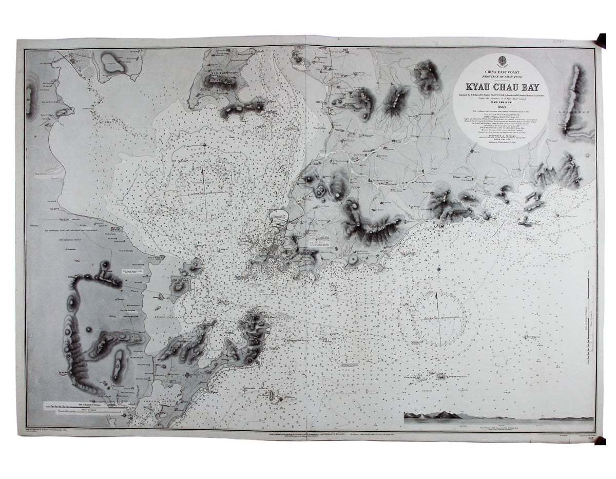 Admiralty Chart of Germany’s Kiautschou Bay Concession