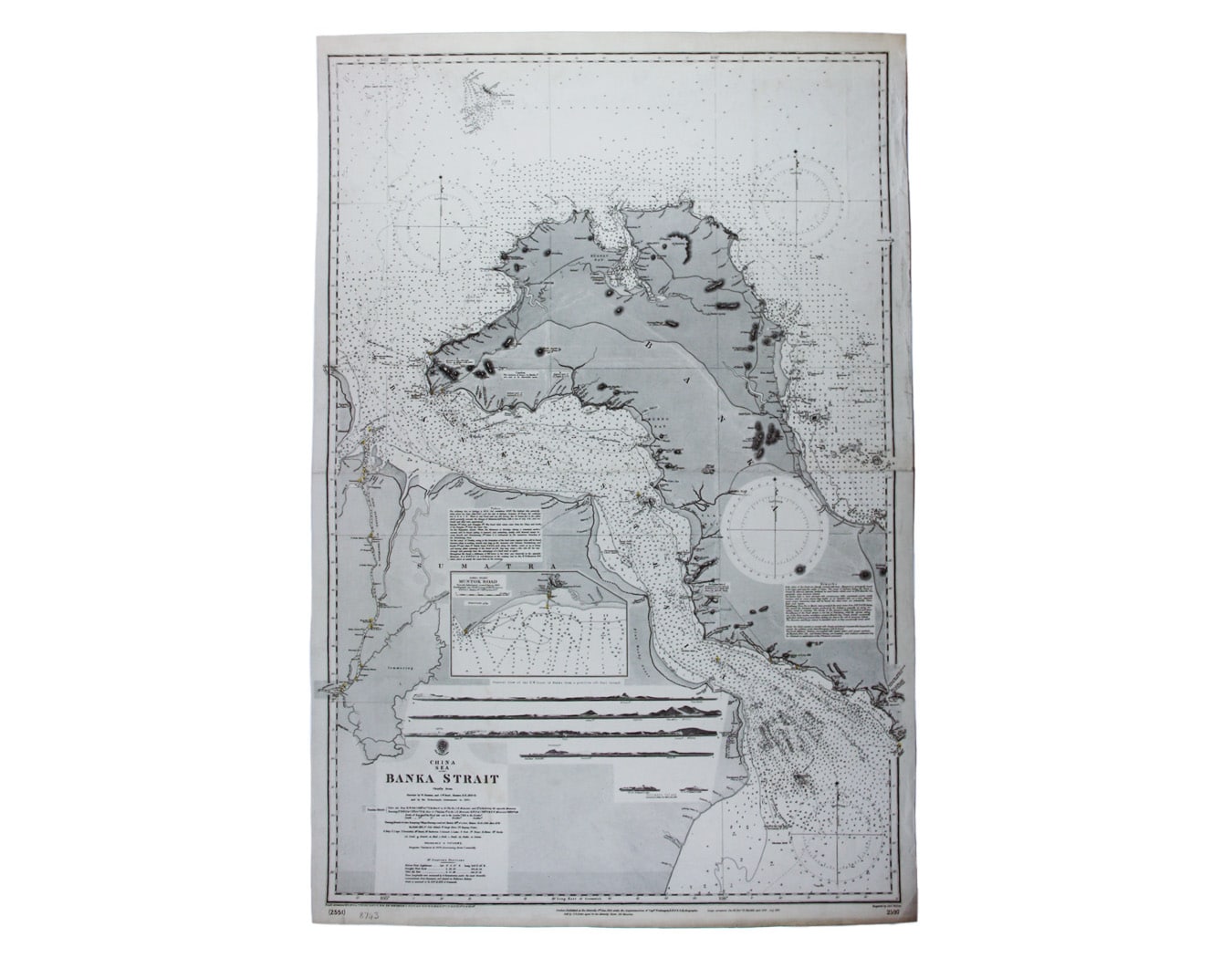 Admiralty Chart of the Bangka Strait