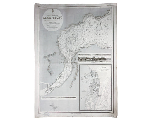 German Naval Chart of Lindi, East Africa